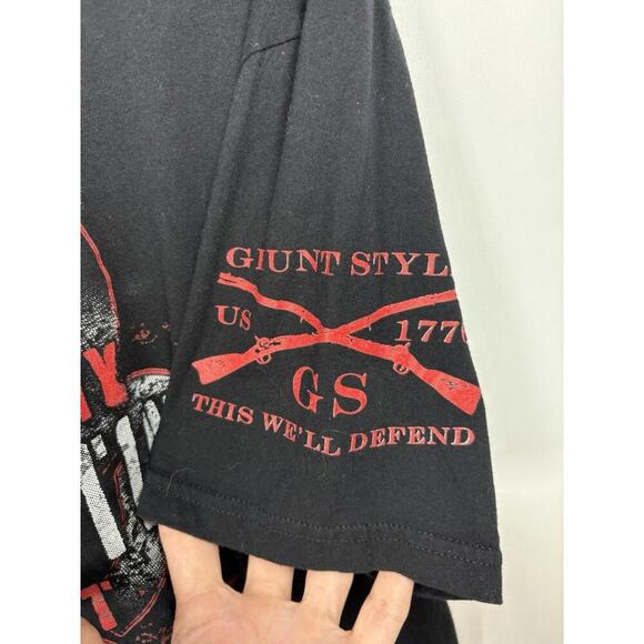 Grunt Style Tee Shirt - This Is My Quarantine Shirt - Size XL - Black And Red - Picture 4 of 7